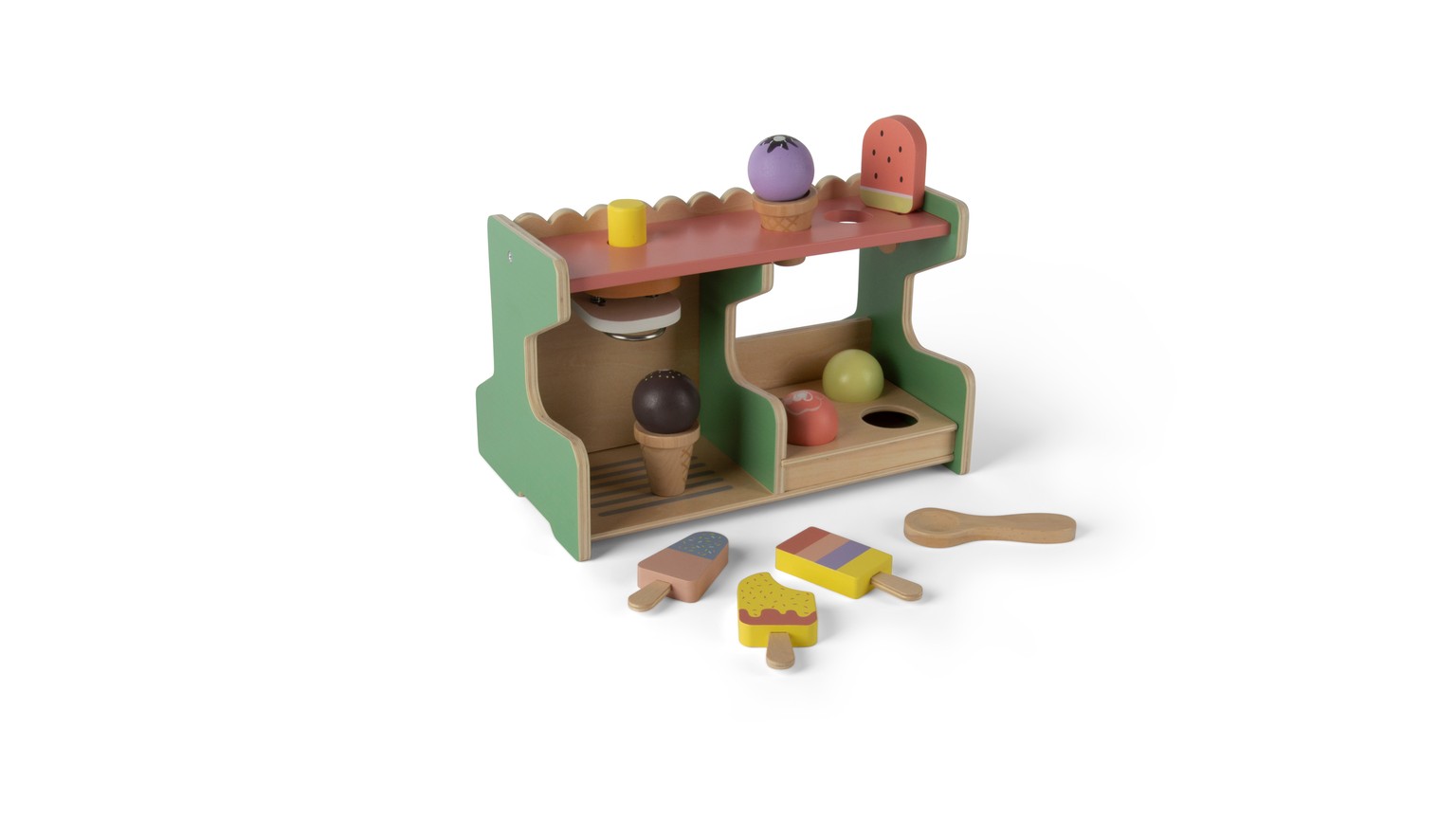 Eiscreme-Shop Holz Geschenkbox 12 Teile